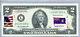 Federal Reserve Bank Notes Currency 2013 $2 Dollar Bill Unc Lucky Money Flag Bvi