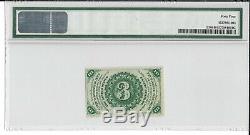 Fr 1226 3 Cents Thrid Issue Fractional Currency Pmg 64 Ch Unc Free Shipping