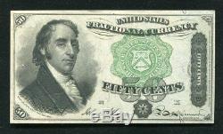 Fr. 1379 50 Fifty Cents Fourth Issue Dexter Fractional Currency Note Gem Unc