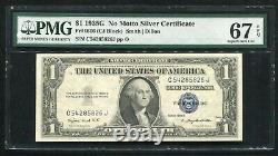 Fr. 1616 1935-g $1 One Dollar Silver Certificate Currency Note Pmg Gem Unc-67epq