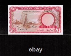Gambia The Gambia Currency Board 1 POUND ND(1965-70) UNC+