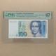 Germany 100 Mark 1989 Pmg 67 Epq Banknote German Currency Unc P41a