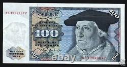 Germany 100 Marks P-34 A 1970 Munster Unc Eagle Euro German Currency Money Note