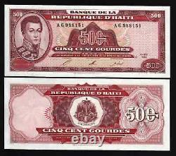 Haiti 500 GOURDES P-264 1993 Rare A. PETION UNC Haitian World Currency BANK NOTE