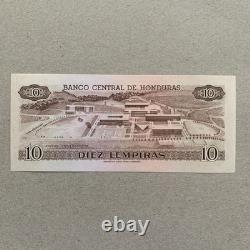 Honduras 10 Lempiras RARE Banknote 1987 P64b UNC Honduran Currency B999