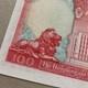 Hong Kong 100 Dollars Banknote 1983 P 187d Unc Hsbc Lion Currency B999