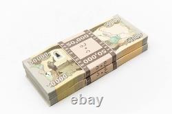 IRAQ DINAR 1 Million 1,000,000 20x 50k UNC AUTHENTIC GUARANTEE COA IQD CURRENCY