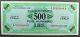 Italy 500 Lire Banknote Issued 1943 Pick#m22a Series 1943a Crisp Unc 5203