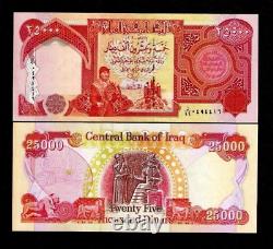 Iraq 25,000 IRAQI DINARS 25000 2006 REPLACEMENT Serial # 99 UNC Currency NOTE