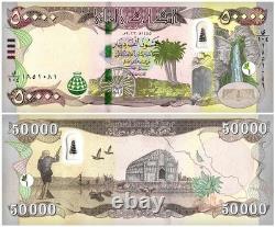 Iraq 50000 Dinars, 20 Pieces (1 Million IQD) Random Year, P-103, UNC