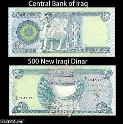 Iraq Iraqi Dinar 500 Dinar X 30 Notes = 15000 Uncirculated