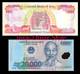 Iraqi Dinar 25 000 Dinar Note + Free 20,000 Vietnam Dong Note New Unc Lot