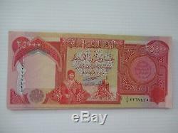 Iraqi Dinars Iqd Currency 500,000 Unc Crisp Authentic 20 X 25,000 Notes