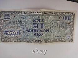 Japan 100 Yen 1945 P# 75 PCGS UNC 63 Allied Military Currency AMC