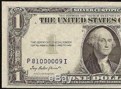 LOW NUMBER 9 UNC 1935F $1 DOLLAR BILL SILVER CERTIFICATE NOTE CURRENCY Fr 1615