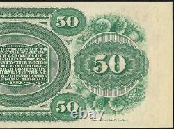 Large 1872 $50 Dollar Bill South Carolina Note Big Currency Old Paper Money Unc