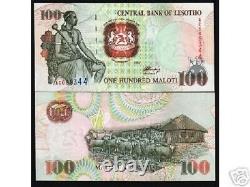 Lesotho 100 Maloti P-18 1994 Horse Sheep Unc Rare Currency Money Bill Bank Note
