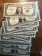 Lot Of 14 1957 One Dollar Note $1 Silver Certificate Blue Seal Unc Currency Lot
