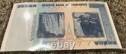 Lot Of 2008 100 TRILLION DOLLARS ZIMBABWE BANKNOTE AA P-91 GEM UNC Currency Bill