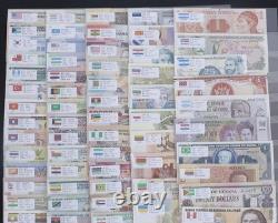 Lots 100 Different Countries Banknote Collection World Paper Money UNC Gift