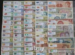 Lots 100 Different Countries Banknote Collection World Paper Money UNC Gift