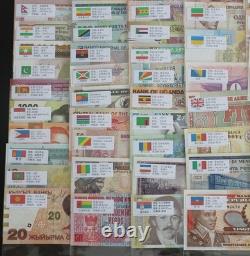 Lots 100 Different Countries Banknote Collection World Paper Money UNC Gift