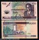 Malawi 50 Kwacha P-33 1995 Muluzi Boat Rooster Unc Bill World Currency Bank Note