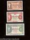 Malaya Malaysia 1 5 10 Cents P6 P7 P8 1941 King George Vi Unc Currency Monet Set