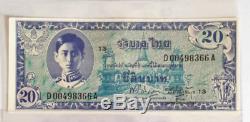 Memorial Banknotes Thailand King Rama VIII Siam Valuable Currency Precious Rare