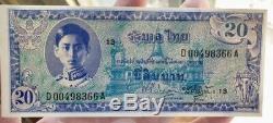 Memorial Banknotes Thailand King Rama VIII Siam Valuable Currency Precious Rare