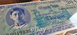 Memorial Banknotes Thailand King Rama VIII Siam Valuable Currency Precious Rare