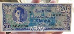 Memorial Banknotes Thailand King Rama VIII Siam Valuable Currency Precious Rare