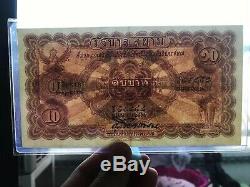 Memorial Banknotes Thailand King Rama VI Siam Valuable Currency Precious Rare