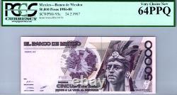 Mexico 50,000 Pesos 1986 1988 PCGS 64 PPQ UNC Pick # 93a