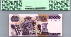 Mexico 50,000 Pesos 1986 1988 PCGS 64 PPQ UNC Pick # 93a