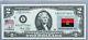 National Currency Note Us Two Dollar Bill $2 Stamp Collection Flag Angola Unc