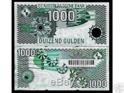 Netherlands 1000 Gulden P102 1994 Euro Unc Rare Dutch Currency Money Bill Note