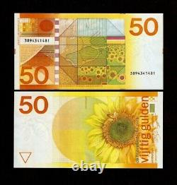 Netherlands 50 GULDEN P-96 1982 Pre Euro UNC Dutch Honey Bee World Currency NOTE