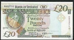Northern Ireland 20 Pounds P72 1993 Un Recorded Date Unc Irish Currency Banknote