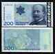 Norway 200 Kroner P-50 2006 North Pole Map Unc Norwegian? World Currency Note