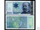 Norway 200 Kroner P50 2003 Map Of North Pole Unc Currency Money Bill Bank Note