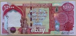 ONE MILLION Iraqi Dinars Authentic Iraq Currency 1,000,000 IQD 40x 25000 UNC COA