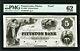 Obsolete Currency Proof 1850's Pittston, Pa- Pittston Bank $5 18 Pmg Unc. 62