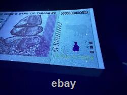 One Half Bundle 50 X 2008 50 TRILLION DOLLARS ZIMBABWE, AA P-90 UNC