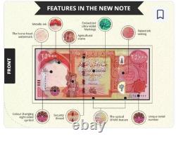 One MILLION Iraqi Dinars Authentic Iraq Currency 1,000,000 IQD 25000 x40 UNC -