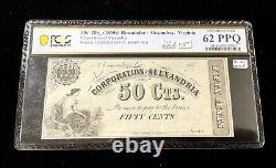 PCGS Unc 62 PPQ 50 CTS Remainder Alexandria Va PCGS POP 3 0f 9/ 10-24 Known
