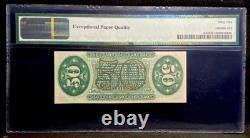 PMG UNC 62. FR# 1333 Fractional 1864 Union Currency 50c, Civil War Third Issue