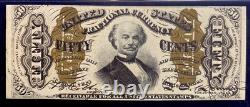 PMG UNC 62. FR# 1333 Fractional 1864 Union Currency 50c, Civil War Third Issue
