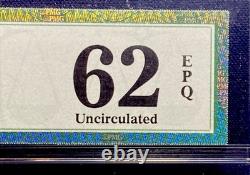 PMG UNC 62. FR# 1333 Fractional 1864 Union Currency 50c, Civil War Third Issue