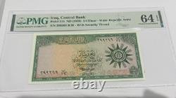 P. 51a 1959 Iraq ¼ Dinar Currency Banknote Note Choice UNC 64 PMG